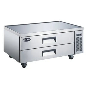 SABA SCB-52, 51.4" Stainless Steel 2 Drawers Chef Base Refrigerator, 115 Volts