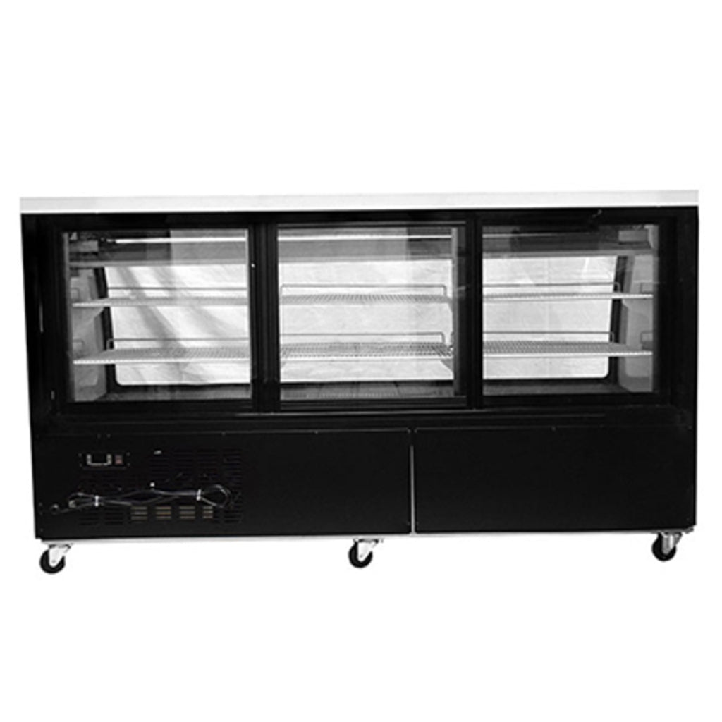 SABA SCGG-82, 82&quot; Curved Glass Refrigerated Deli Case