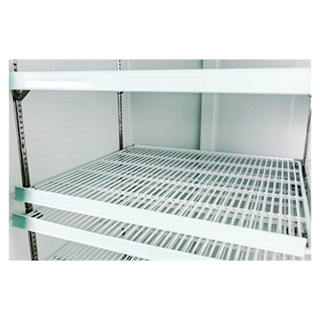 SABA SM-45F, Double Glass Door 53.13&quot; Merchandiser Freezer, Swing Doors, 45 cu.ft., 115v