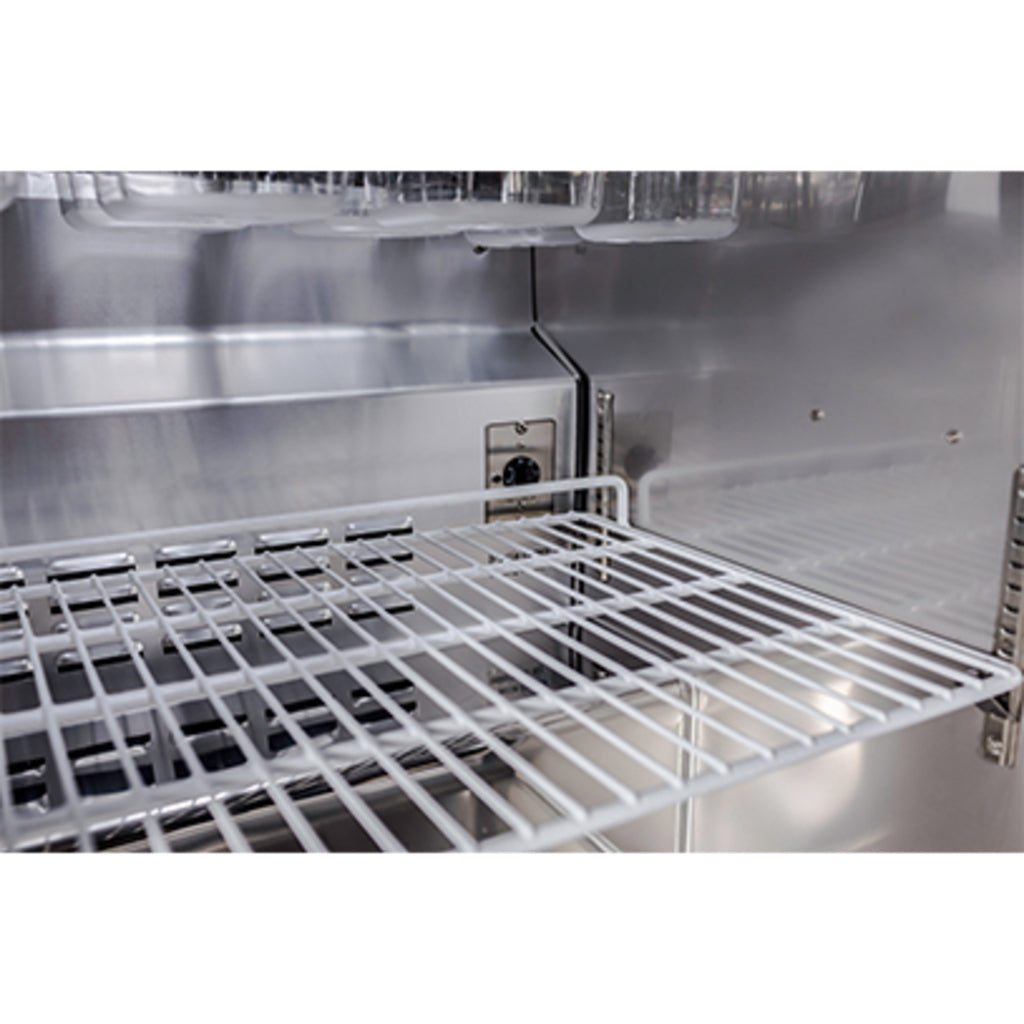 SABA SPS-27-12M, One Door 27&quot; Salad/Sandwich Prep Table Refrigerator (Mega Top)