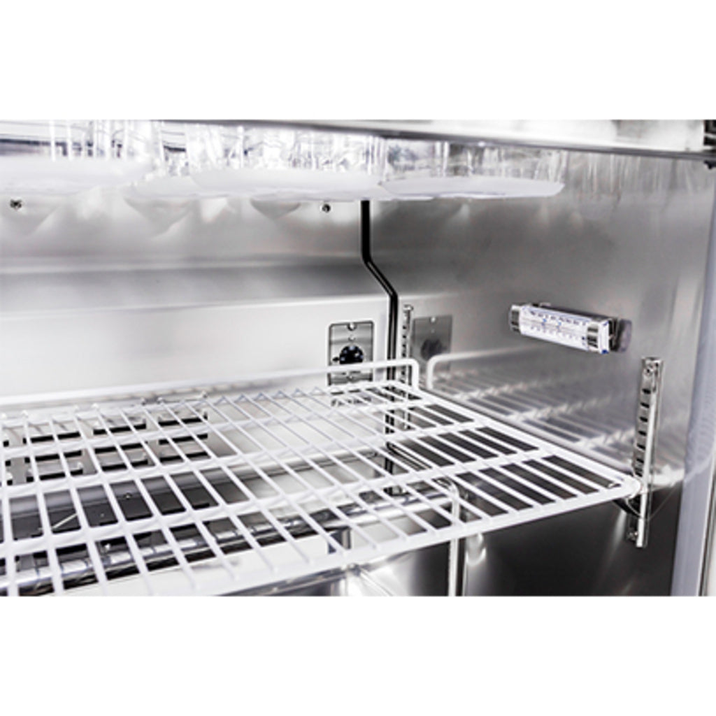 SABA SPS-60-24M, Two Door 60&quot; Salad/Sandwich Prep Table Refrigerator (Mega Top)