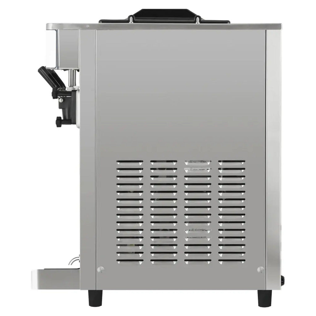 Spaceman 6235-C, Gravity-Fed Dual Flavor Twin Twist Countertop Soft Serve Ice Cream Machine, 2 Hoppers and 3 Dispensers, 208-230V / 1-Ph
