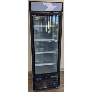 Valpro VP1R-23HC Refrigerador exhibidor con puerta de vidrio de 23 pies cúbicos