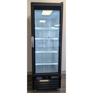 Valpro VP1F-23M, One Full Glass Door 26.8" Merchandiser Freezer, 23 cu.ft.