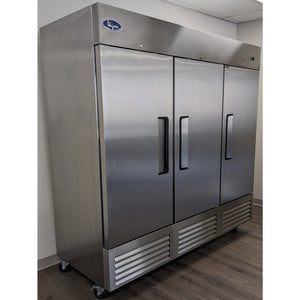 Valpro VP3FDV-HC, Three Door 81" Reach In Freezer, Stainless Steel, 72 cu.ft.