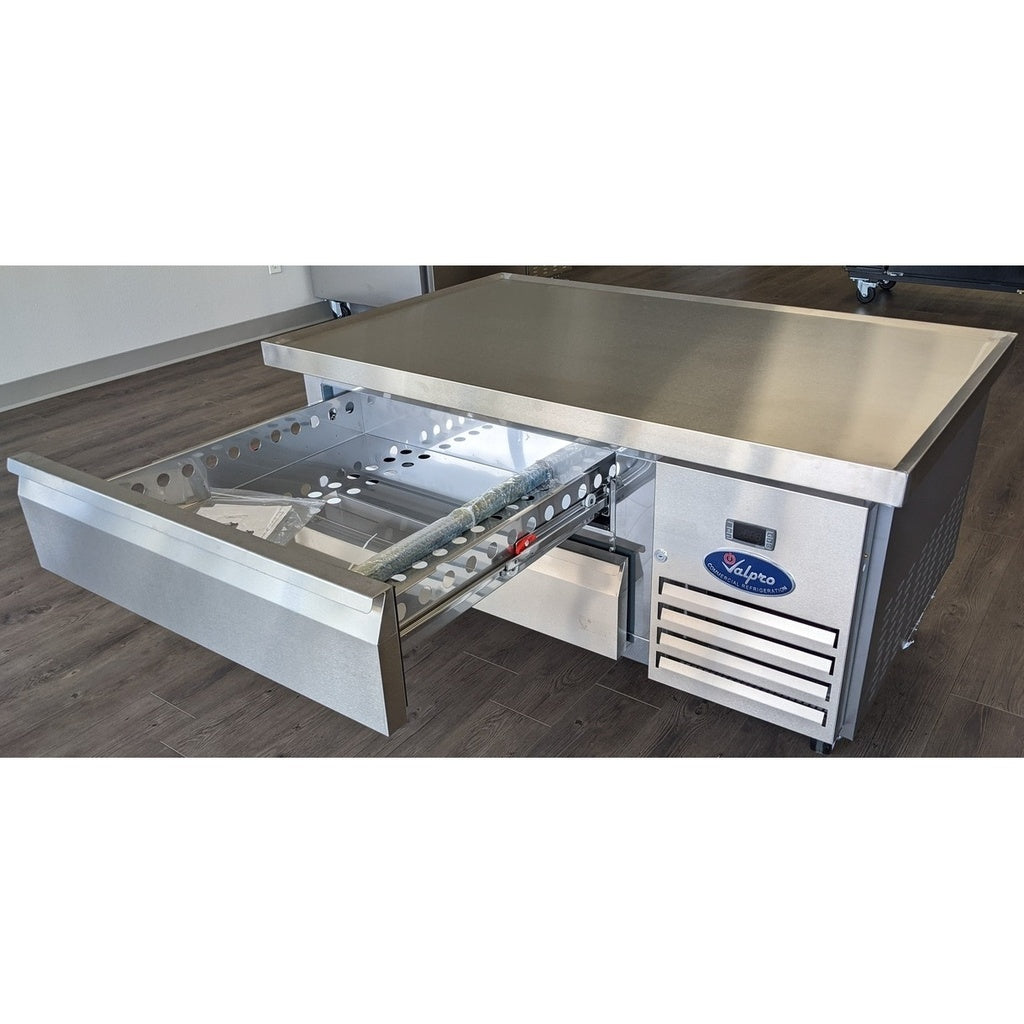 Valpro VPCB-50 Base de chef refrigerada de 50&quot; con dos cajones