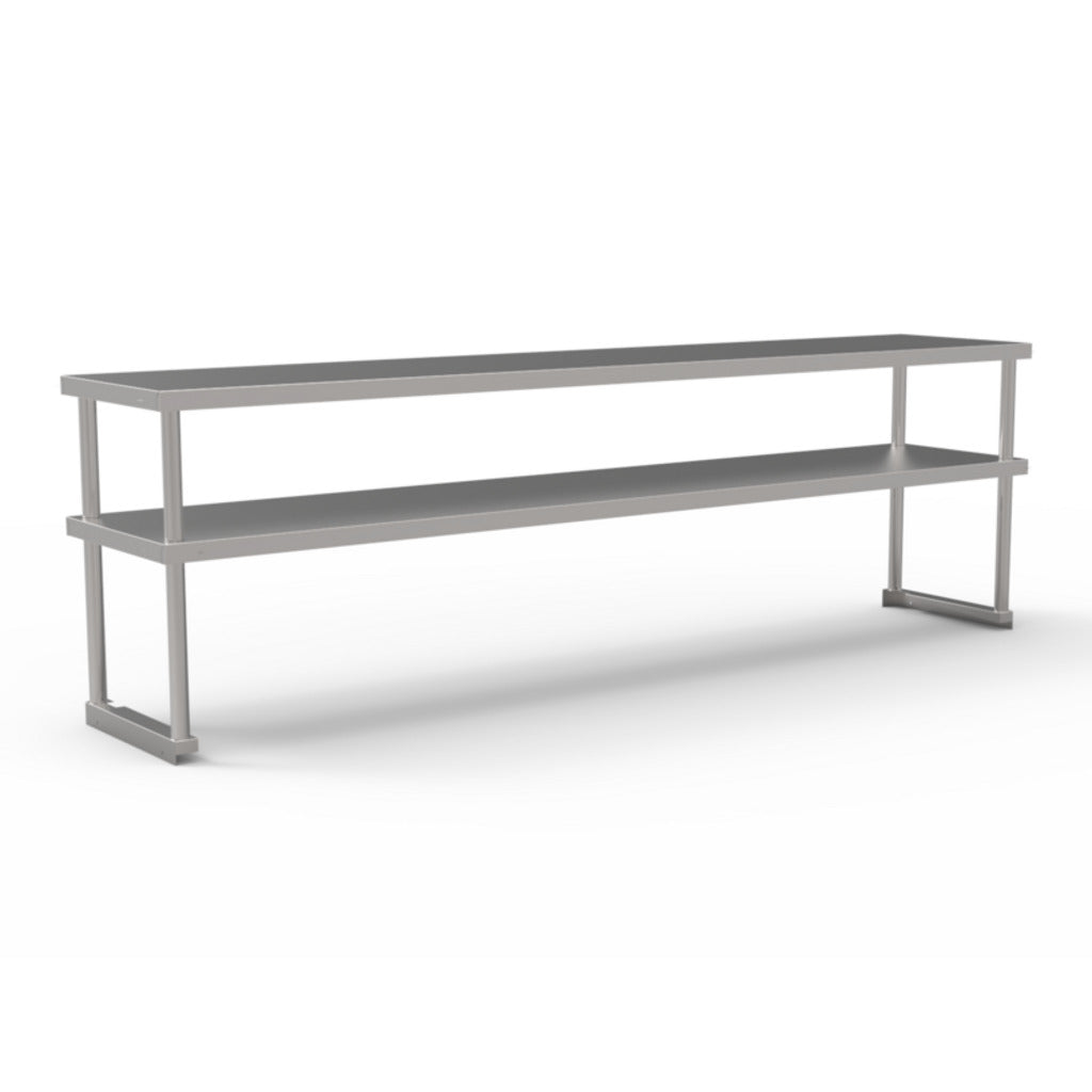 Valpro OS2-72, Double Overshelf Kit for model# VP72SM-HC, 22 ga Stainless, 18" x 72"