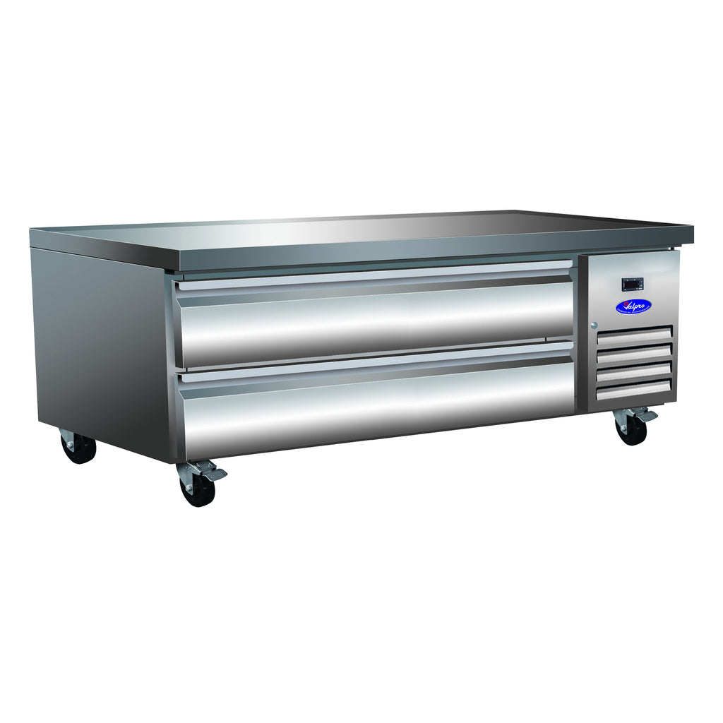 Valpro VPCB-62 Base de chef refrigerada de dos cajones de 62&quot;