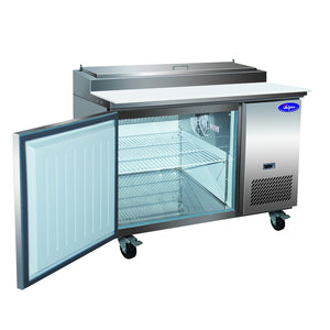 Valpro VPP47-HC Refrigerador de mesa para preparación de pizza de una puerta de 47"