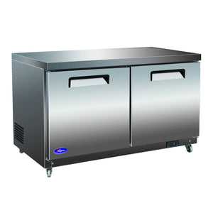 Valpro VPUCF60, Two Door 61" Undercounter Freezer, 15.5 cu.ft.