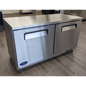 Valpro VPUCF60, Two Door 61" Undercounter Freezer, 15.5 cu.ft.