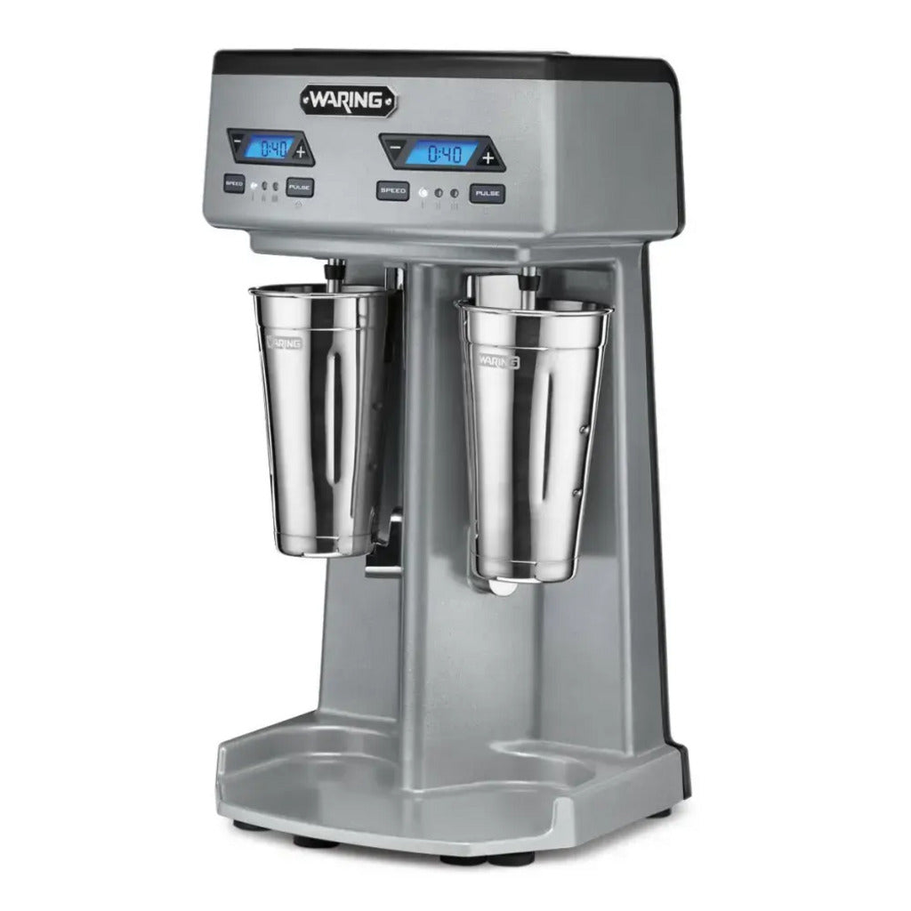 Waring WDM240TX Countertop Drink Mixer with 2 Spindles & 3 Speeds, 120v