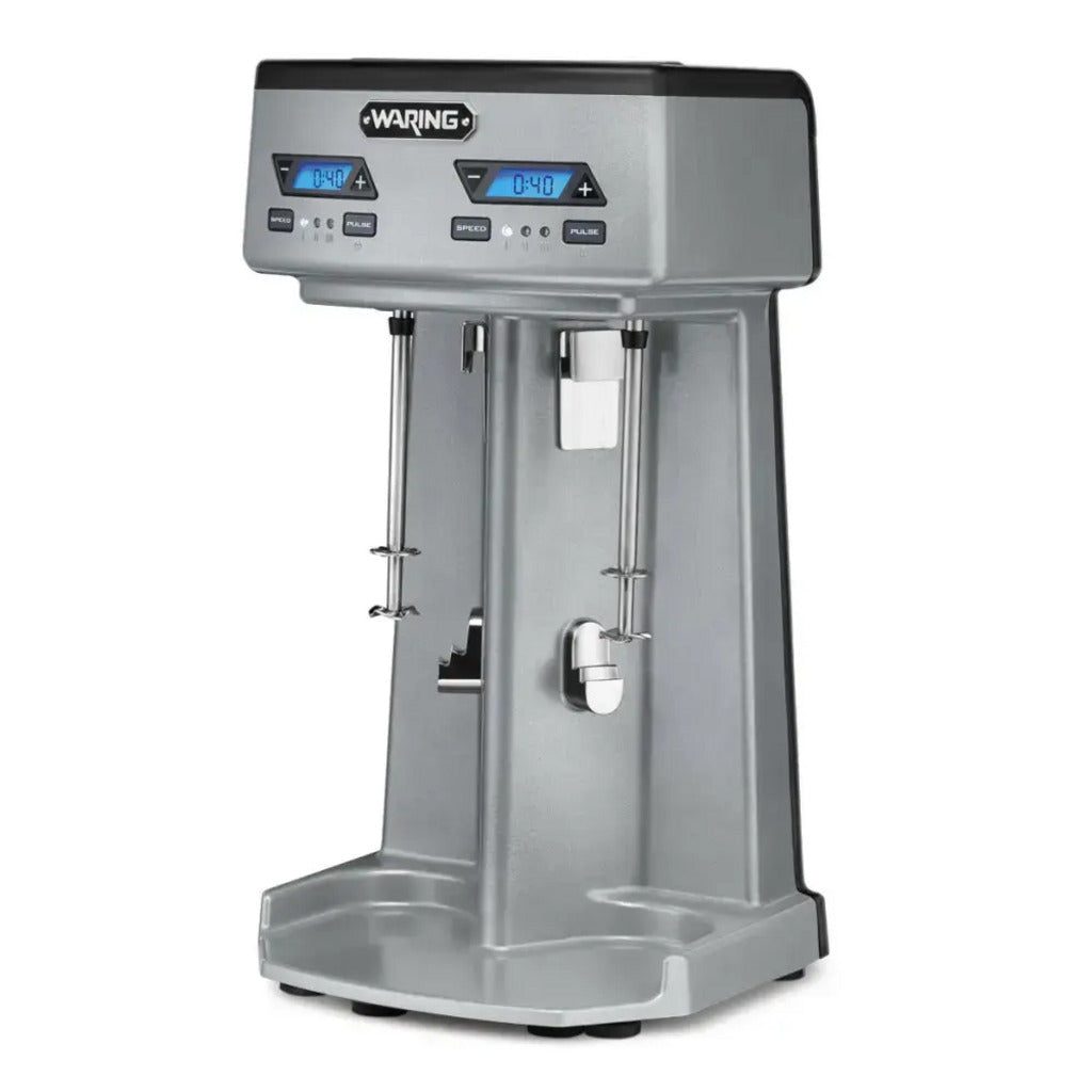 Waring WDM240TX Countertop Drink Mixer with 2 Spindles & 3 Speeds, 120v
