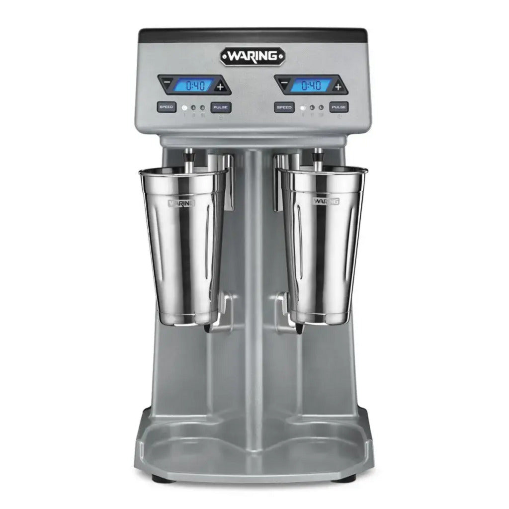 Waring WDM240TX Countertop Drink Mixer with 2 Spindles & 3 Speeds, 120v