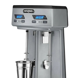 Waring WDM240TX Countertop Drink Mixer with 2 Spindles & 3 Speeds, 120v