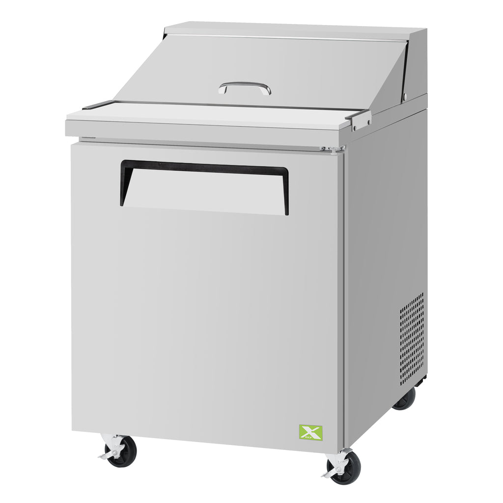Refrigeration X, XST-28-N6, 27&quot; One Door Sandwich / Salad Prep Table Refrigerator, 8 Pans