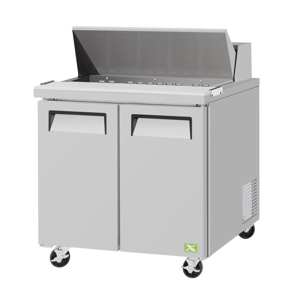 Refrigeration X, XST-36-N6, 36&quot; Two Door Sandwich / Salad Prep Table Refrigerator, 10 Pans