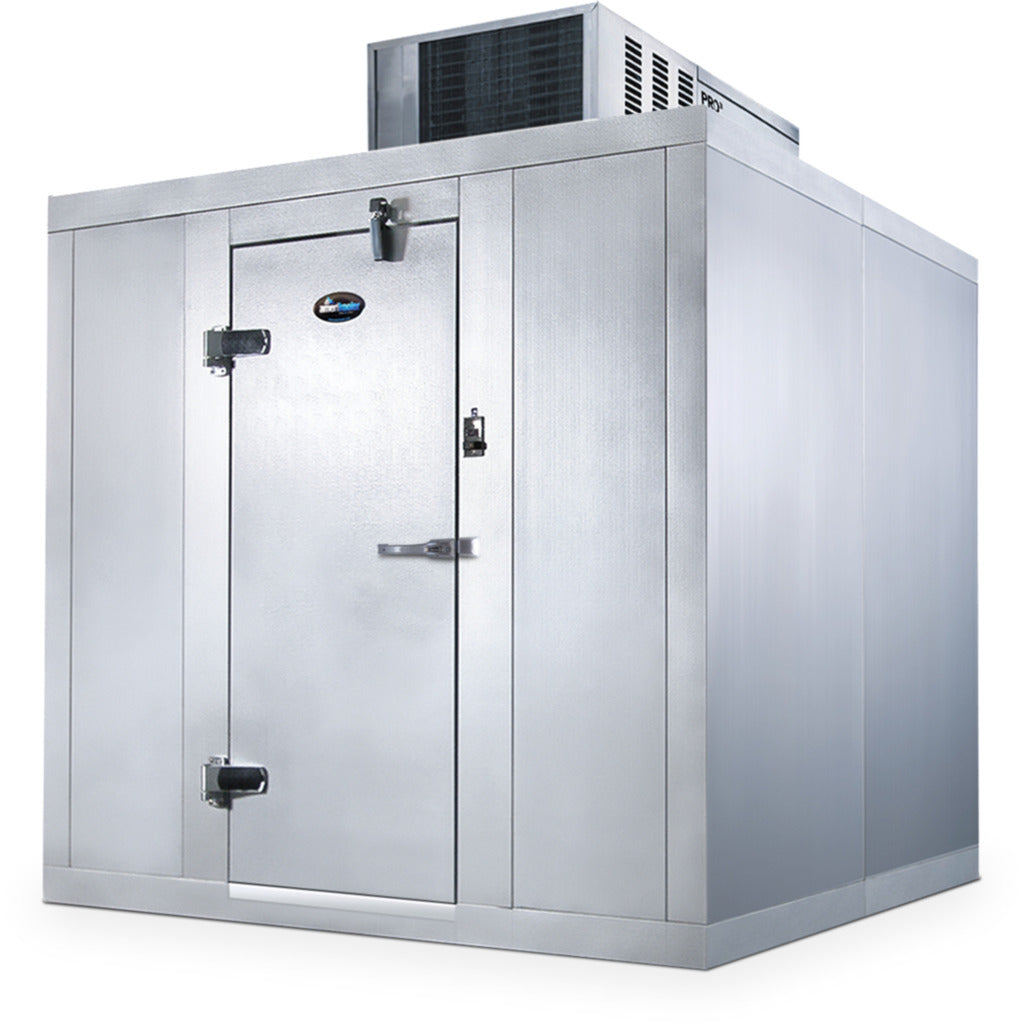 Amerikooler QF080877**FBSM Indoor 8&#39; X 8&#39; Quick Ship Walk In Freezer, Self-Contained, w/Floor
