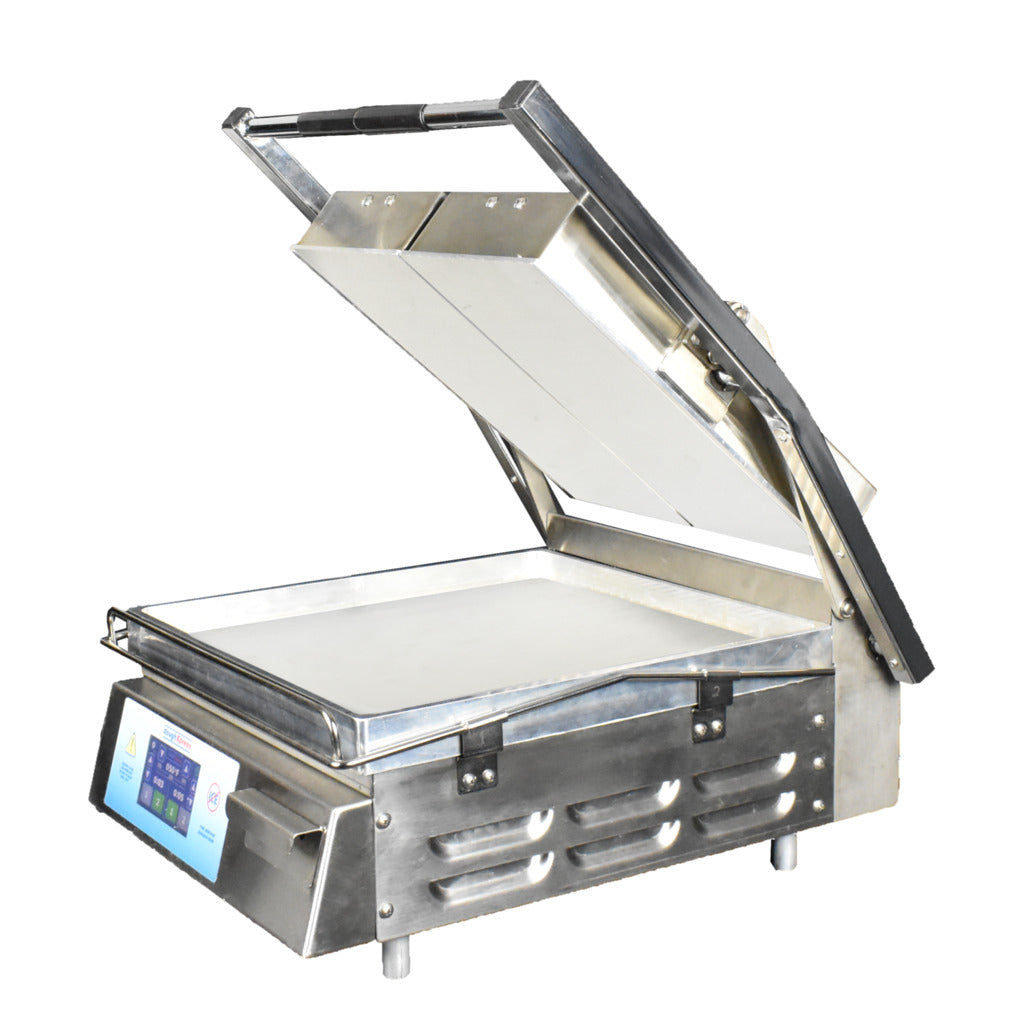 DoughXpress DXP-CS-1577, Split Lid 2-Sided Flat Grill