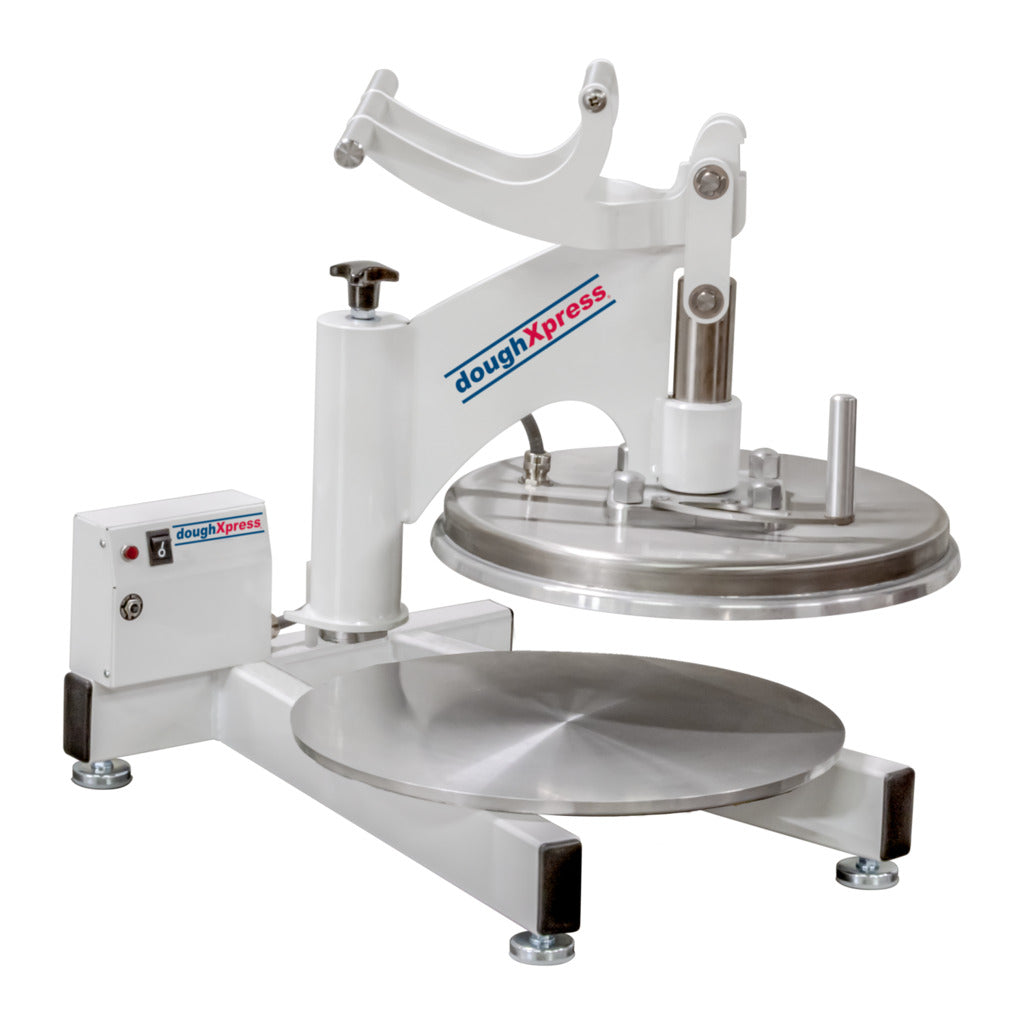 DoughXpress DMS-18 Manual Pizza Dough Press, Heated Upper Platen, Up To 18&quot; Diameter