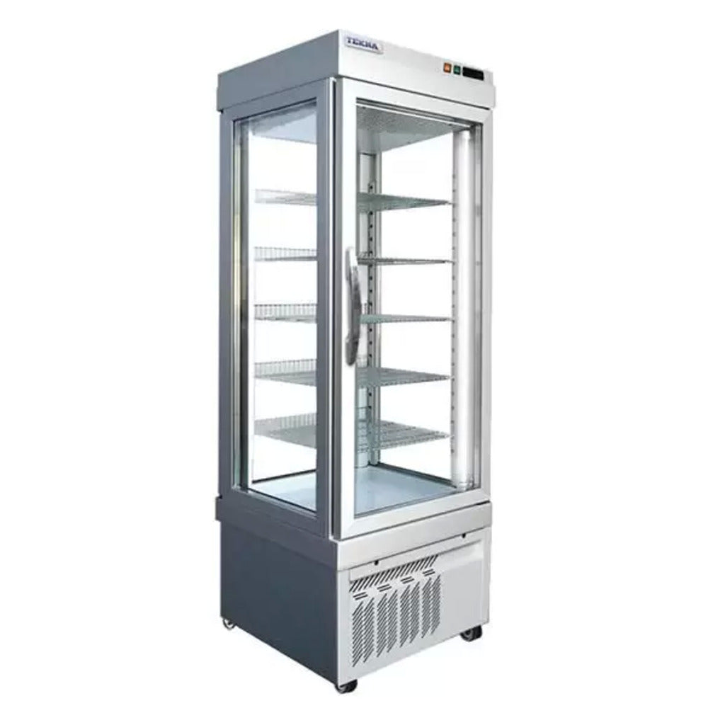 AMPTO 4400 NFP, 4 Sided Glass Merchandiser Refrigerator
