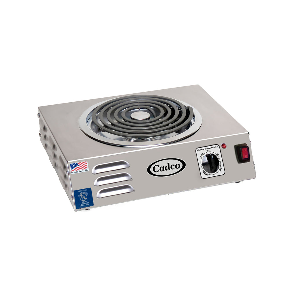 Cadco CSR-3T, Hi-Power Single Hot Plate - 8&quot; Coiled Burner