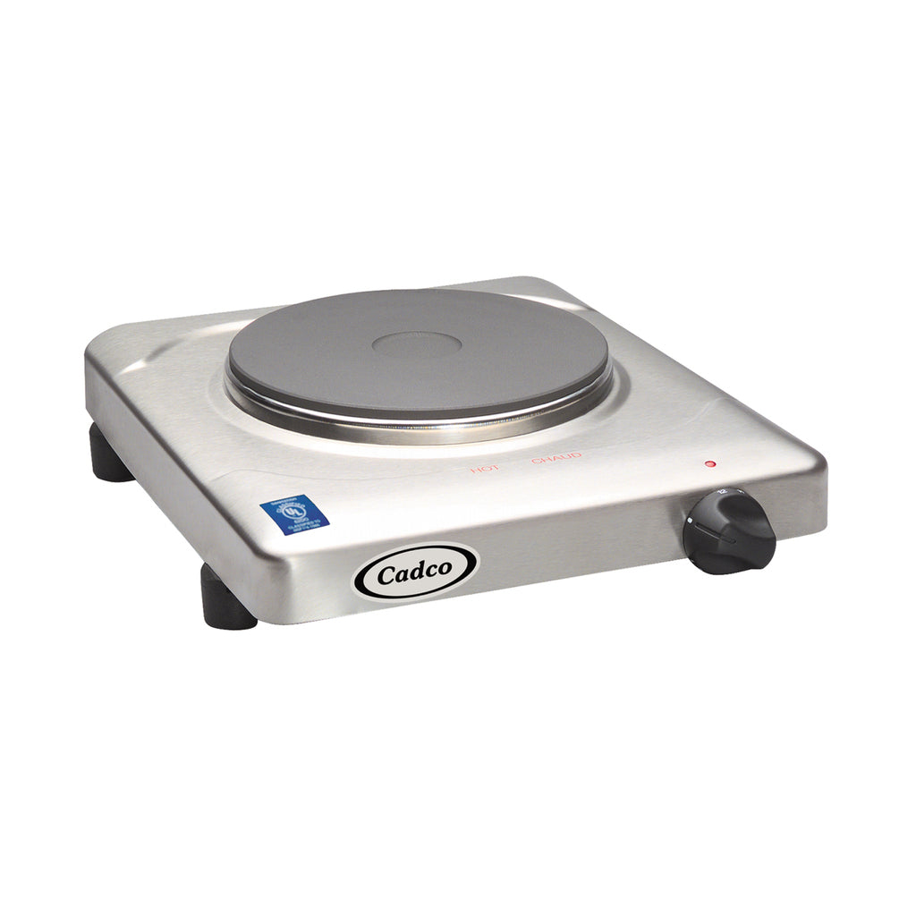 Cadco KR-S2, Cast Iron Hot Plate - 7-1/8&quot; cast iron burner (Stainless)