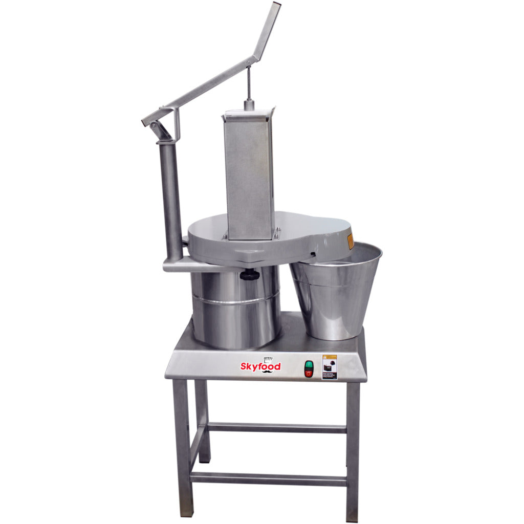 Skyfood PA-141 Heavy Duty Food Processor 1-1/2 HP 1 Speed Continuous Feed w/ Side Discharge, 110v