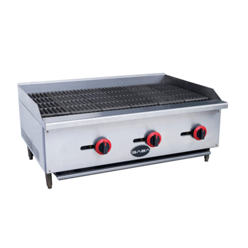 SABA CB-36 36″ Gas Radiant Charbroiler 90,000 BTU