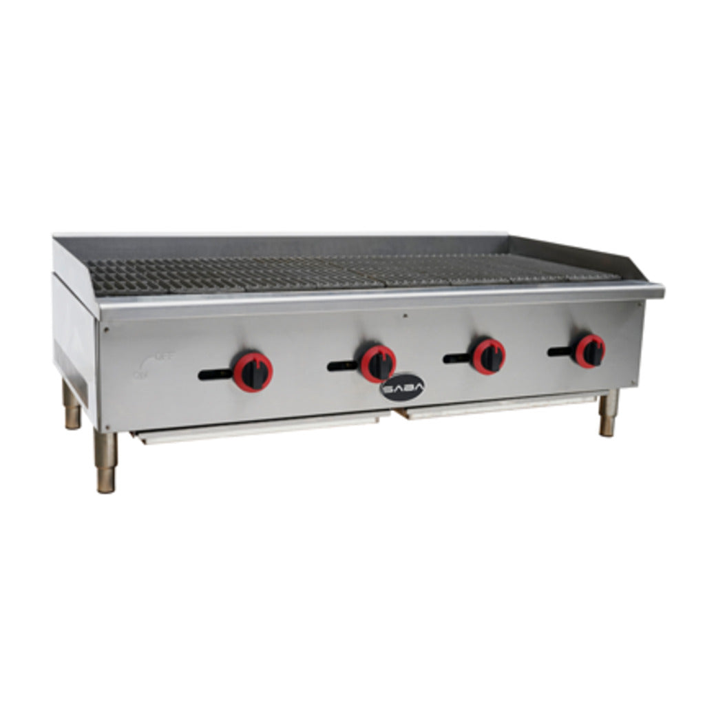 SABA CB-48 48″ Gas Radiant Charbroiler 120,000 BTU