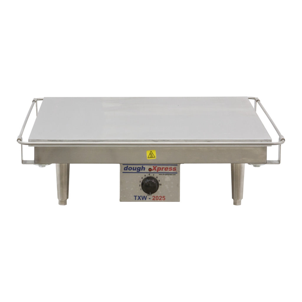 DoughXpress TXW-2025 Tortilla Warmer, 20 x 25&quot; Platen &amp; Temperature Dial, 220v/1ph
